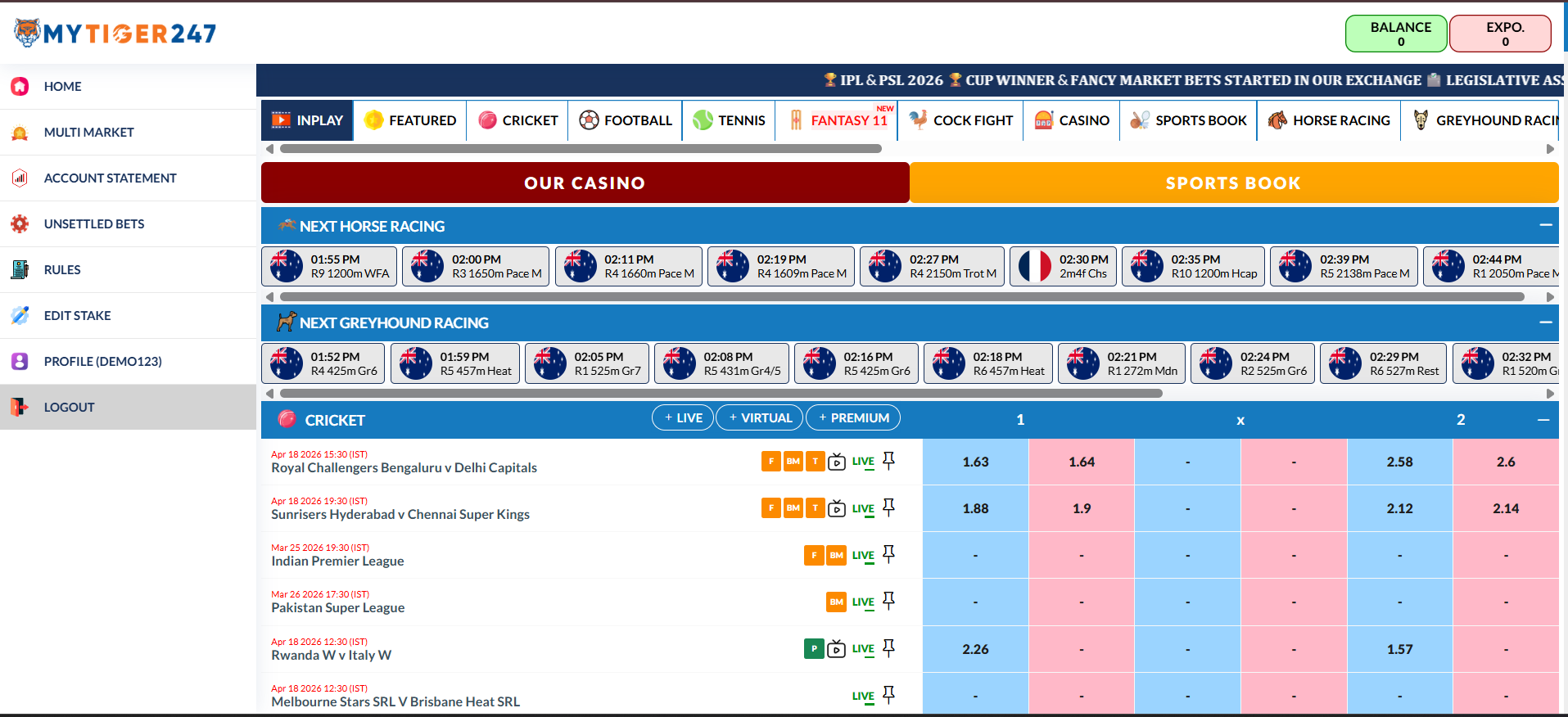 Mytiger247 - Roar with Big Wins in India